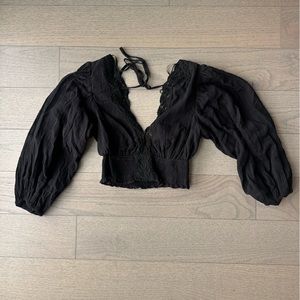 Cotton Candy LA Long Sleeve Cropped Top